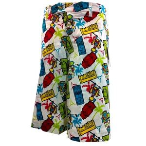 NWT Men’s Flow Society Flow Golf Tiki Golf Short White Size 32